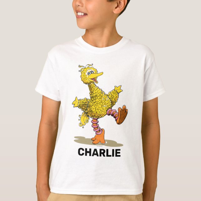 T-shirt Grand oiseau Retro personnalisé (Devant)