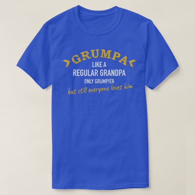 T-shirt Grand-pa Grumpa (Design devant)