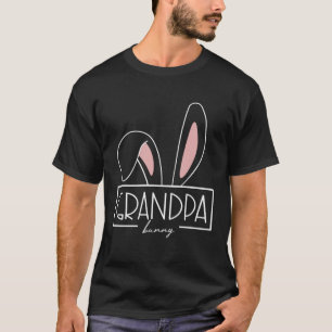 T-shirt Grand-pa Lapin Costume Oeufs Chasse Famille Rabin