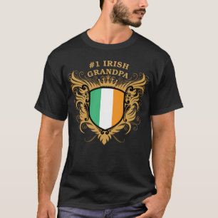 T-shirt Grand-papa irlandais du numéro un