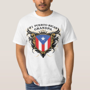 T-shirt Grand-papa portoricain du numéro un