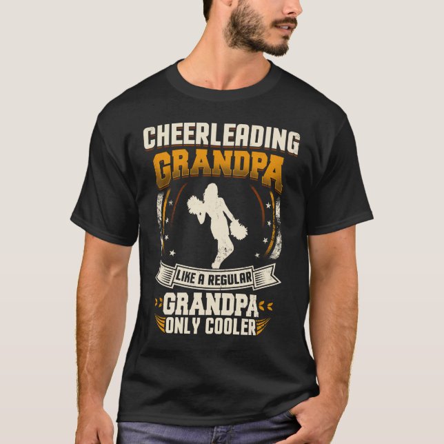 T-shirt Grand-papa régulier Cheerleading de grand-papa (Devant)
