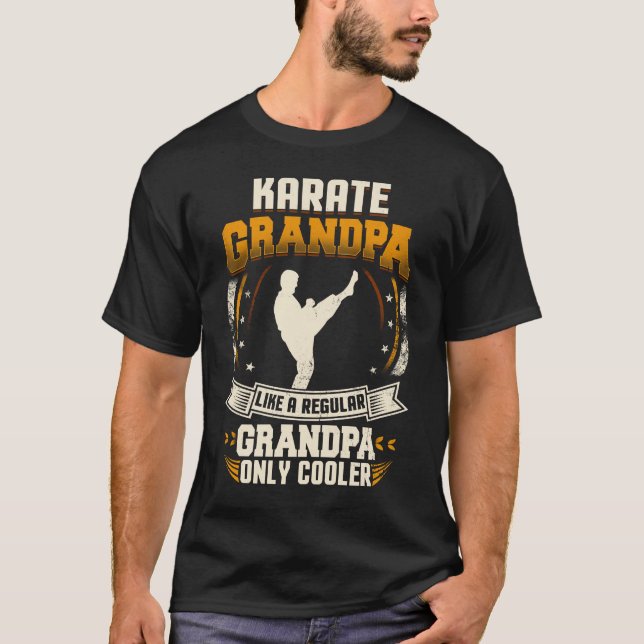 T-shirt Grand-papa régulier de grand-papa de karaté (Devant)