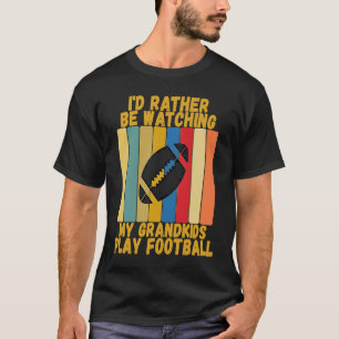 T-shirt Grand-parents vintages Plutôt Regarder Grand-Enfan
