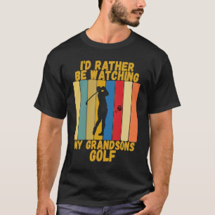 T-shirt Grand-parents vintages Plutôt Regarder Grandsons G
