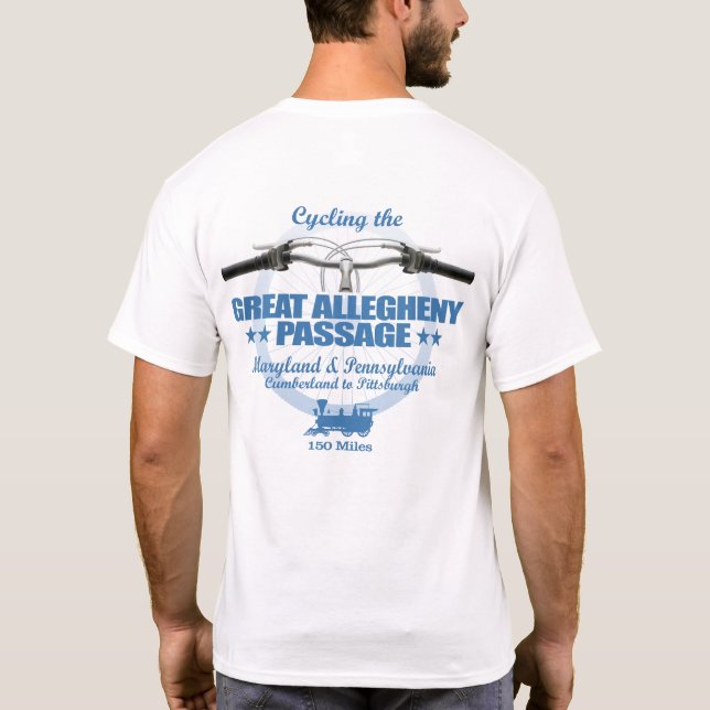 T-shirt Grand passage d'Allegheny (H2) (Dos)