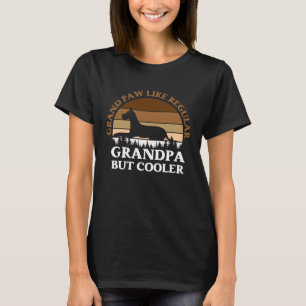 T-shirt Grand Paw Comme Un Grand-Père Régulier Mais Faune 