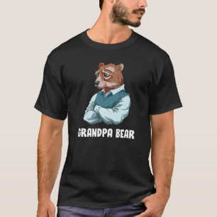 T-shirt Grand-père Bear Grand-père Grandgirl Grandson O
