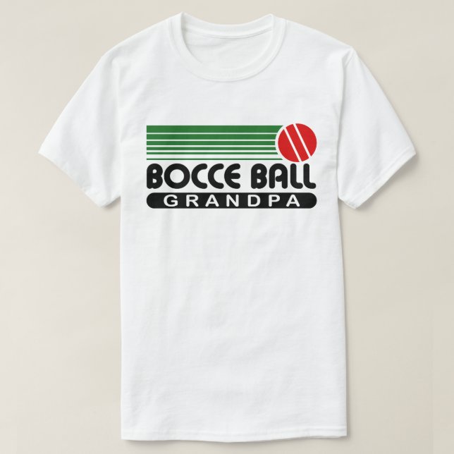 T-shirt Grand-père Bocce Ball (Design devant)