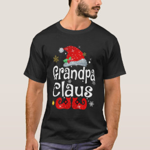 T-shirt Grand-père Claus Chemise Noël Pyjama Famille Match
