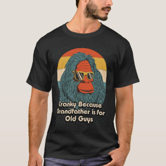 T-shirt Grand-père cranky pour les vieux garçons Papa plai