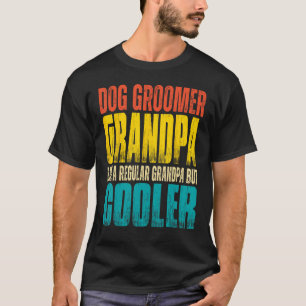 T-shirt Grand-père de chien des hommes comme un grand-père