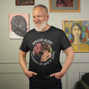 T-shirt Grand-père de chien/grand-Fête des pères photo per