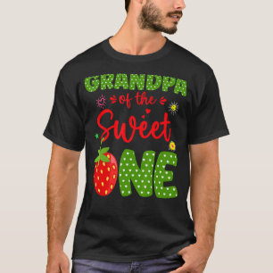T-shirt Grand-Père De L'Anniversaire Une Fraise 1Er Fruit