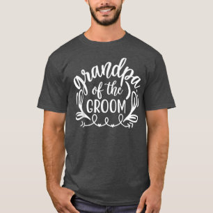 T-shirt Grand-père de l'homme du marié Mariage assorti et