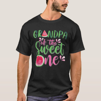 T-shirt Grand-Père De Sweet One Watermelon Premier Anniver