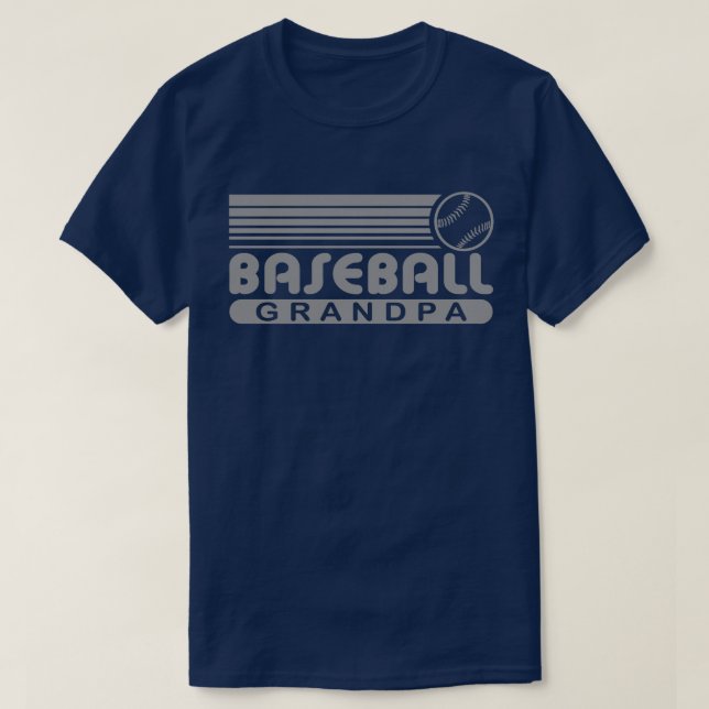T-shirt Grand-père du baseball (Design devant)