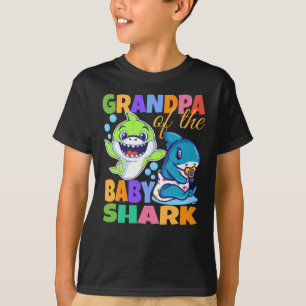 T-shirt Grand-Père Du Bébé Requin