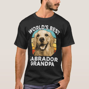 T-shirt Grand-père du Labrador - Monde meilleur laboratoir