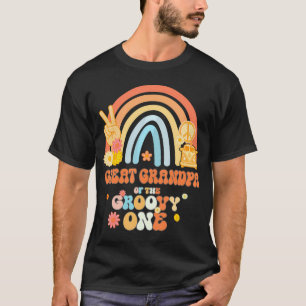 T-shirt Grand-Père Du Super One Rainbow Boho Birth