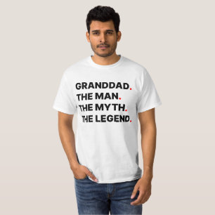 T-shirt grand-père en coton