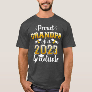T-shirt Grand-père fier d'une classe de 2023 diplômé senio