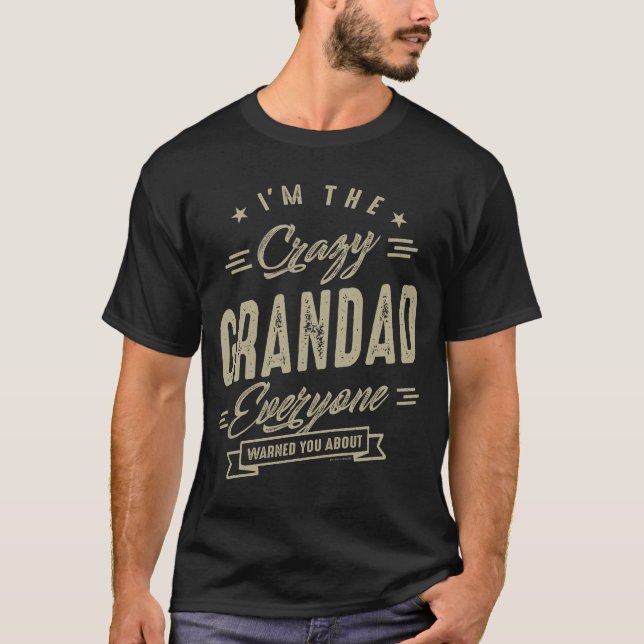 T-shirt Grand-père fou (Devant)