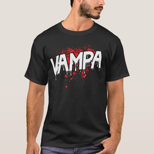 T-shirt Grand-père Halloween Costume Éffrayant grand-père  (Devant)