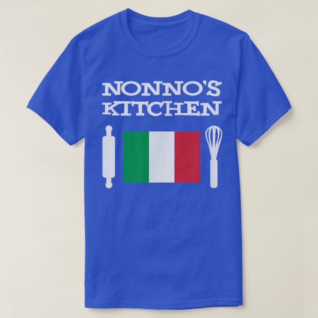 T-shirt Grand-père italien de cuisine Mens Nonno (Design devant)