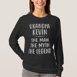T-shirt Grand-Père KEVIN L'Homme Le Mythe La Légende