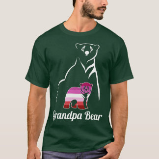 T-shirt Grand-père lesbienne LGBT Bear Lesbian Pride Drape