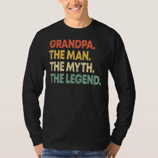 T-shirt Grand-père L'Homme Le Mythe La Légende Fête des pè