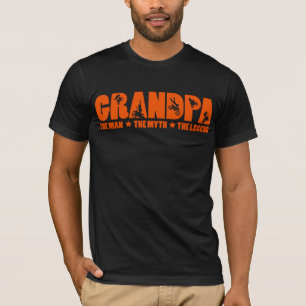 T-shirt Grand-Père L'Homme Le Mythe Le Motocross Légende