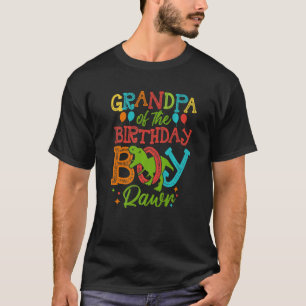 T-shirt Grand-Père Mens De L'Anniversaire Garçon Rawr Rex