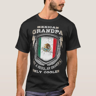 T-shirt Grand-Père Mexicain Comme Un Grand-Père Ordinaire 