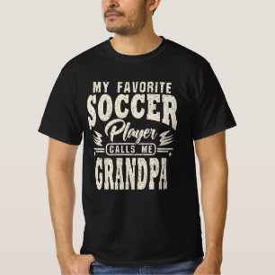 T-shirt Grand-Père Mon Joueur De Football Préféré M'Appell