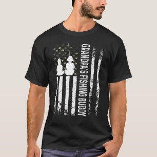 T-shirt Grand-père pêche Buddy Pêche jeune pêcheur