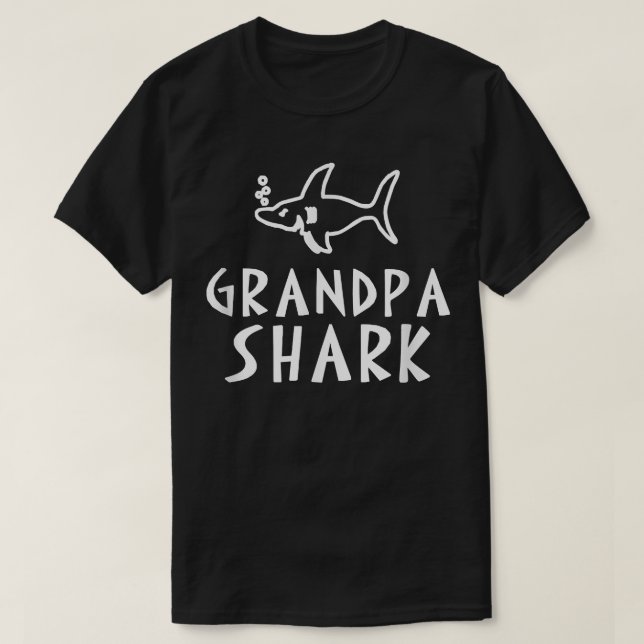 T-shirt Grand-père Requin  (Design devant)