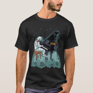 T-shirt Grand Piano Musique Pianiste Cadeau Astronaut Pian