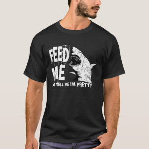 T-shirt Grand requin blanc me nourrir plus grand prédateur