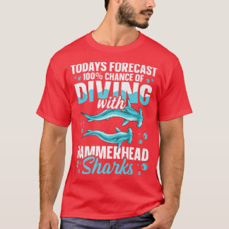 T-shirt Grand requin marteau design pour un sha marteau