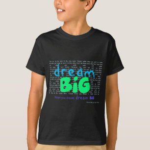 T-shirt Grand rêveur - bleu