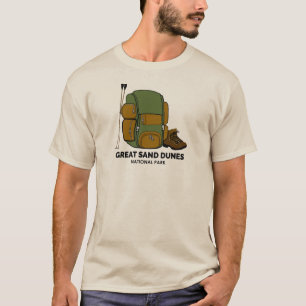 T-shirt Grand sac à dos du parc national des dunes de sabl
