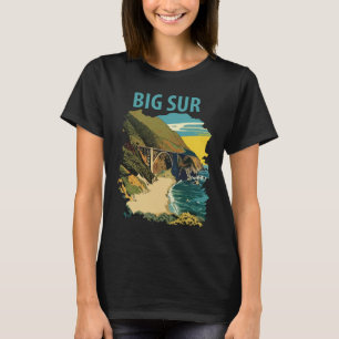 T-shirt Grand Sur Bixby Bridge Coastal Teal Voyage