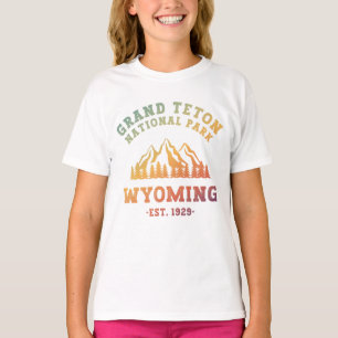 T-shirt Grand Teton National Park Wyoming USA Gradient