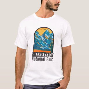 T-shirt Grand Teton National Park Wyoming Vintage