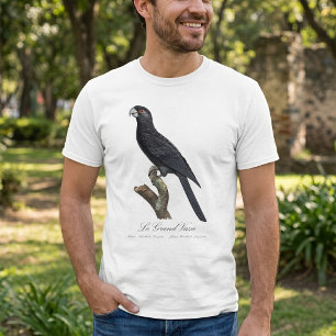 T-shirt Grand Vasa, Coracopsis Vasa Illustration