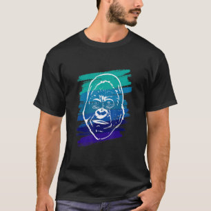 T-shirt Grand visage de singe cool
