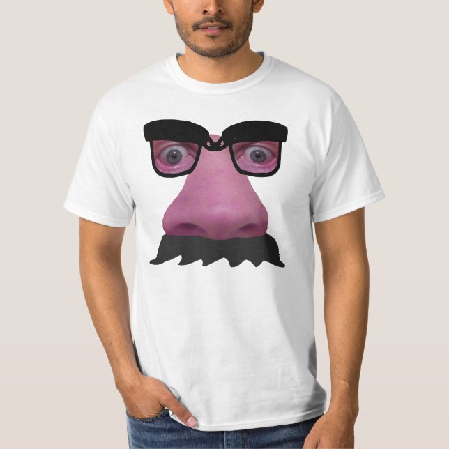 T-shirt Grand visage Noisé. (Devant)
