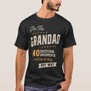 T-shirt Grand Way Funny Grandpa Fête des pères